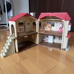 シルバニア　赤い屋根の大きなお家の画像