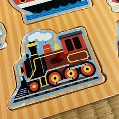 【Melissa＆Doug】サウンドパズル のりもの 木製の画像