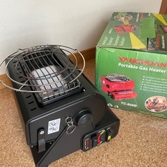 キャンプ防災用としてもポータブルヒーター中古品 