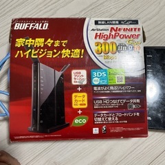 BUFFALO 無線LANルーター　WZR-HP-G302H