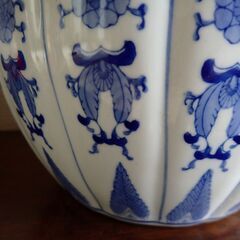 かぼちゃ型壺　花器　の画像