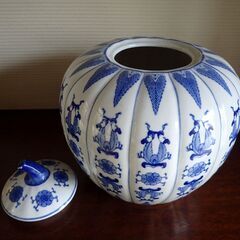 かぼちゃ型壺　花器　の画像
