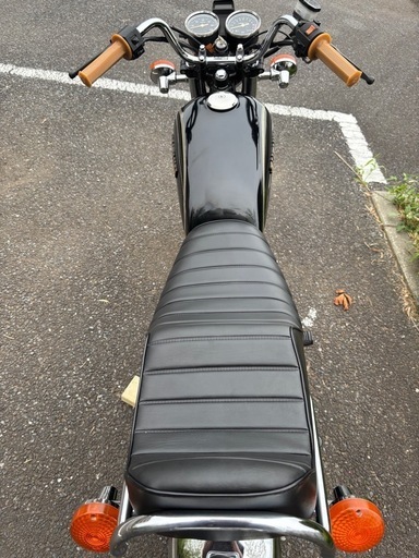 GN125H カスタム　黒　旧車スタイル　吸い込み　旧車 GS バブ　ザリ GN125H カスタム黒旧車スタイル吸い込み旧車 GS バブザリ (K・B・S