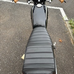 GN125H カスタム　低走行　黒　旧車　吸い込み　旧車 GS バブ　ザリの画像