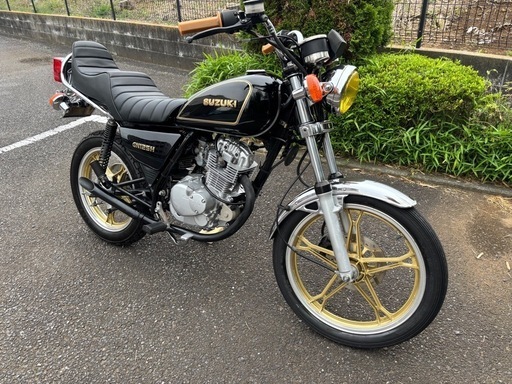 GN125H カスタム　低走行　黒　旧車　吸い込み　旧車 GS バブ　ザリ