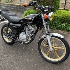 GN125H カスタム　低走行　黒　旧車　吸い込み　旧車 GS ...
