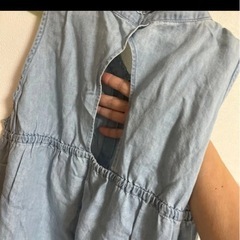 後がセクシーなノースリダンガリーシャツの画像