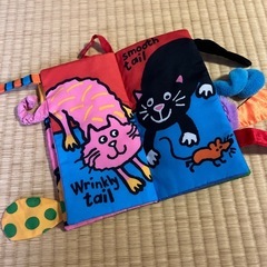 【kitty tails】布絵本　仕掛け絵本　猫の画像