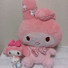 マイメロディ　特大小ぬいぐるみセット