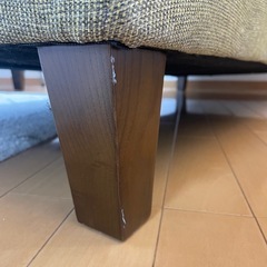 2.5人掛けソファ+オットマン+クッション×2セットの画像