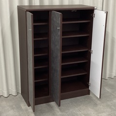 KE-23【新入荷　アウトレット品】リアール90 シューズボックス　ブラウン×グレーの画像