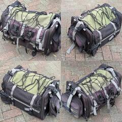 値下げ！キャンピングシートバック、一番大きな59～75Lに変化します