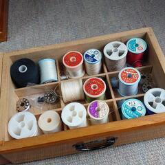 裁縫箱 材料の画像