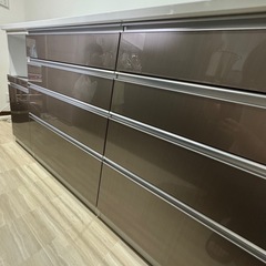 【美品】ニトリ チェルシー カップボード/キッチンボード/食器棚の画像