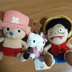 ぬいぐるみ3体