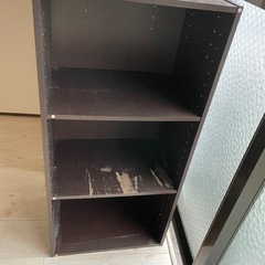 三段カラーボックス