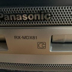 CDプレイヤー　RX-MDX81の画像
