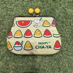 スヌーピー茶屋　がま口財布新品