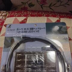 未使用ループw5双眼ヘッドルーペの画像