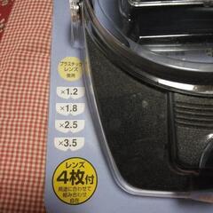 未使用ループw5双眼ヘッドルーペの画像
