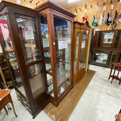 【愛品館 江戸川店】アンティーク調 大理石天板 リビングボードの画像