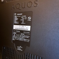 SHARP  　液晶テレビ　AQUOSの画像