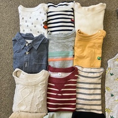 【80サイズ】14点セット子供服　夏〜冬の画像