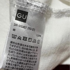大きいサイズXL GU Tシャツワンピースの画像