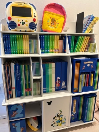 ディズニー英語　棚付き