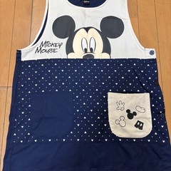 エプロン ミッキー　ディズニー　キャラクター 保育士