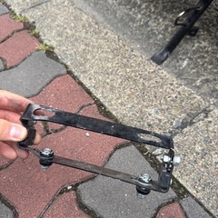 バイク用ナンバーパタパタ
