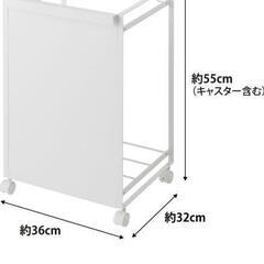 目隠し分別ダストワゴン タワー 2分別

の画像