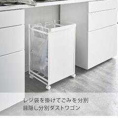 目隠し分別ダストワゴン タワー 2分別

の画像
