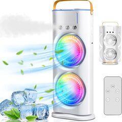 【新品】冷風扇 冷風機 節電対策 USB充電式 首振り 卓上クー...