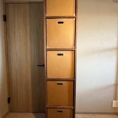 無印良品　ウォールナット収納