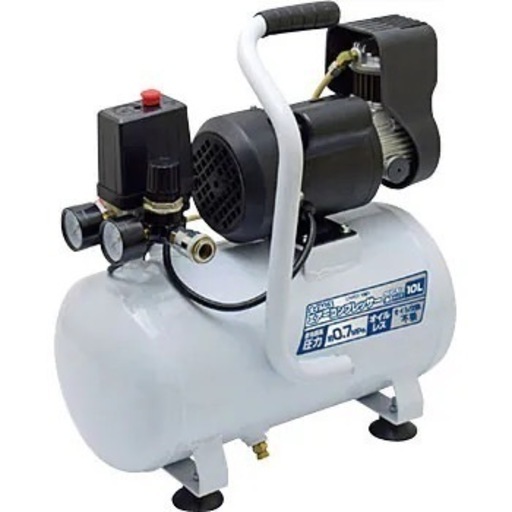 【ほぼ新品】EARTH MAN エアーコンプレッサー ACP-10A 10L 静音タイプ