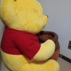 約76cm 特大BIGくまのプーさんぬいぐるみ ハニーポットの画像