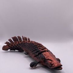 3Dプリント ピラルク ブラジル魚装飾モデル.