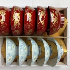 有田焼寿峰窯　茶碗５客＋汁椀５客　合計１０点セット