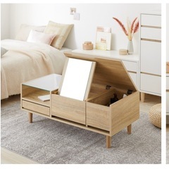 【美品】LOWYA ドレッサーテーブルの画像