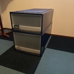 決まりました　あげます　クリアケース　衣装ケース　2個