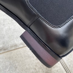 【新品未使用】黒のサイドゴアブーツの画像