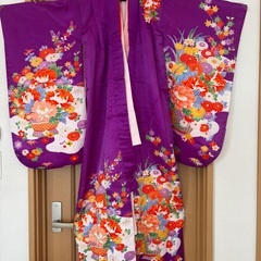 振袖と帯セット　お正月や七五三に！サイズ130ｃｍ