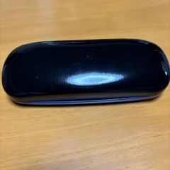メガネケース　黒青のツートン　未使用の画像