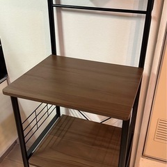 レンジラック　キャスター付き　レンジ台　キッチンラック　棚　収納　家具