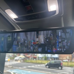 MAXWIN MDR-C003B2 純正ミラー交換型ミラー型ドライブレコーダー　RPステップワゴン専用取付ブラケット付美品です!の画像