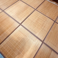 ニトリ　竹ラグ　夏用カーペット　10mmウレタン入り　幅180×奥行 240の画像