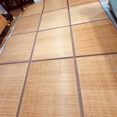ニトリ　竹ラグ　夏用カーペット　10mmウレタン入り　幅180×...