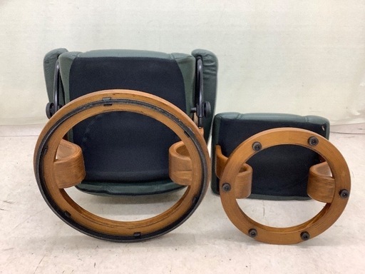 値下げ　EKORNES エコーネス ストレスレスチェア オットマン無し グリーン