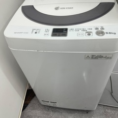 洗濯機　5.5kg SHARP 風乾燥　ES-GE55N